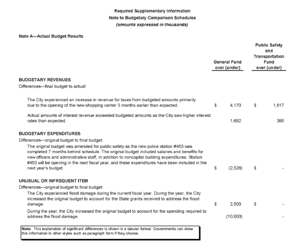 GASB 103 Exhibit 17